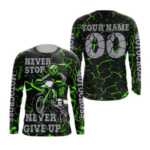 Jersey de Motocross con Logotipo Personalizado para Conducir, Proveedor Directo de Fábrica, Jersey de Carreras de Motocross Unisex para Jóvenes - Product Image 1