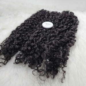 Precio al por mayor 100% cabello humano vietnamita birmano SDD DD paquetes y Frontal, color natural para mujeres negras - Product Image 3