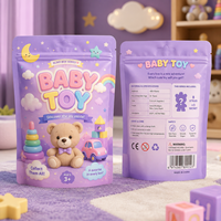 Sacs d'emballage lumineux en plastique à design coloré personnalisé pour jouets, boîtes mystères et emballages de jouets
