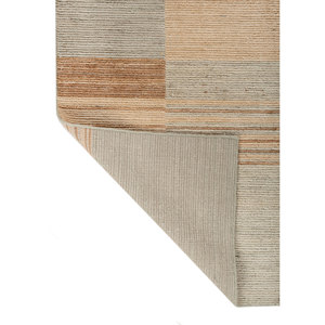 พรมขนสัตว์ลายทางคลาสสิก Tesoro ขนาดใหญ่ สีเขียว ทอมือ หนา 10 มม. สำหรับทางเข้าบ้าน ห้องโถง รุ่น Home-HWL-504 - Product Image 5