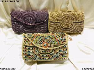 กระเป๋าคลัทช์ตอนเย็นทำด้วยมือ - Product Image 4