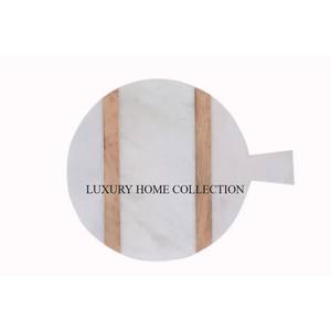 Tabla de cortar de madera portátil con asas ergonómicas que facilitan el movimiento por la cocina o el comedor - Product Image 3