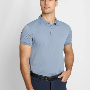 Chemise de base équestre à manches courtes pour homme, légère, absorbant la transpiration, pour l'équitation, vente en gros OEM - Product Image 4