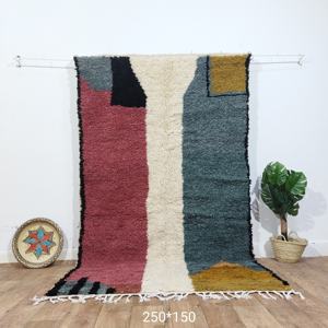 Moroccan Handmade Wool <b>Rugs</b> Authentic Berber Carpets Natural Wool Artisan Craftsmanship customize size and colors high quality - Product Image 2