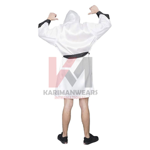 <b>Womens</b> Champion <b>Boxer</b> Costume Adult Hooded Robe with Matching Vest Shorts Knockout Halloween Cosplay Outfit - Product Image 3