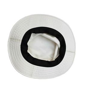 Coloré hommes réversible coton large bord adulte pêcheur seau chapeau casquette noir et blanc concevoir votre propre chapeau de soleil personnalisé - Product Image 2