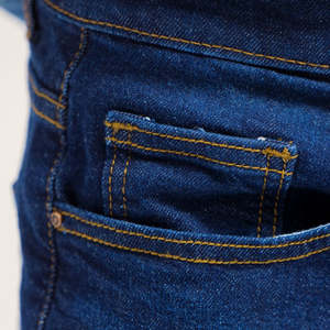 Jean droit pour homme d'extérieur, tissu adoucissant, taille personnalisée, OEM, style streetwear, respirant, coupe-vent, taille mi-haute, écologique - Product Image 6