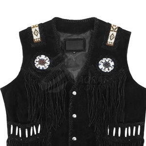Chaleco de invierno informal para hombre Chaleco de cuero vaquero transpirable cómodo a un precio razonable - Product Image 4