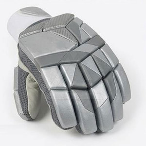 Gants de frappe de cricket en cuir Pittards professionnels personnalisés, légers, haute protection, rembourrage gris glacé, protège-mains de frappe. - Product Image 5