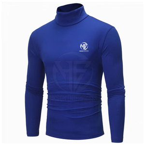 Fashion Casual Pullover Smooth Knit Fabric High <b>Neck</b> Full Sleeve Clothing for <b>Men</b> <b>Turtle</b> <b>Neck</b> Shirt - Product Image 2