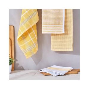 Let Us Eat Cake bordado Top elegante algodón orgánico ultrafino Jacquard absorbente de agua limpieza cocina de moda juegos de toallas de Golf - Product Image 3