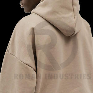 Haute qualité 100% coton blanc surdimensionné à capuche Street Wear mode personnalisé hommes sweats à capuche basiques pull à capuche - Product Image 6