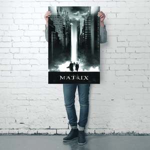 Affiche moderne The Matrix Lightfall sur toile avec effet lumineux élégant - Product Image 2