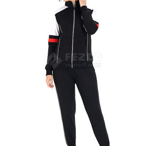 Profesional 2025 Material de lana de algodón Precio barato Jogging Fitness Wear Nueva llegada Chándal de mujer - Product Image 1