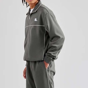 Ensemble de survêtement deux pièces pour homme, idéal pour l'entraînement et le jogging hivernal, haute qualité, 100% coton épais et écologique - Product Image 6