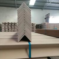 Protecteur d'angle en carton haute résistance en forme de L pour l'emballage de meubles et d'appareils électroménagers, cerclage de palettes, recyclable, long