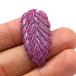 Rubí Rojo Natural Tallado en Cabujón, Gema de Rubí Tallada a Mano, Piedra Suelta Lisa, Proveedor Mayorista de Piedras para Joyería - Product Image 2
