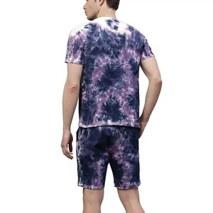 Heavyweight 100% Cotton T Shirt and Shorts Set Summer Two Piece Outfit for <b>Men</b> Production Factory Screen Print Embroidery - Product Image 6