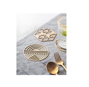 Premium Quality Aluminum <b>Coasters</b> Durable and Elegant Metal Home Decor with Classic Style - Product Image 3