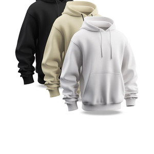 Venta al por mayor Premium Heavyweight 100% Cotton Pullover Hoodies para hombres Best Streetwear Basics bordado Technics para la temporada de primavera - Product Image 3