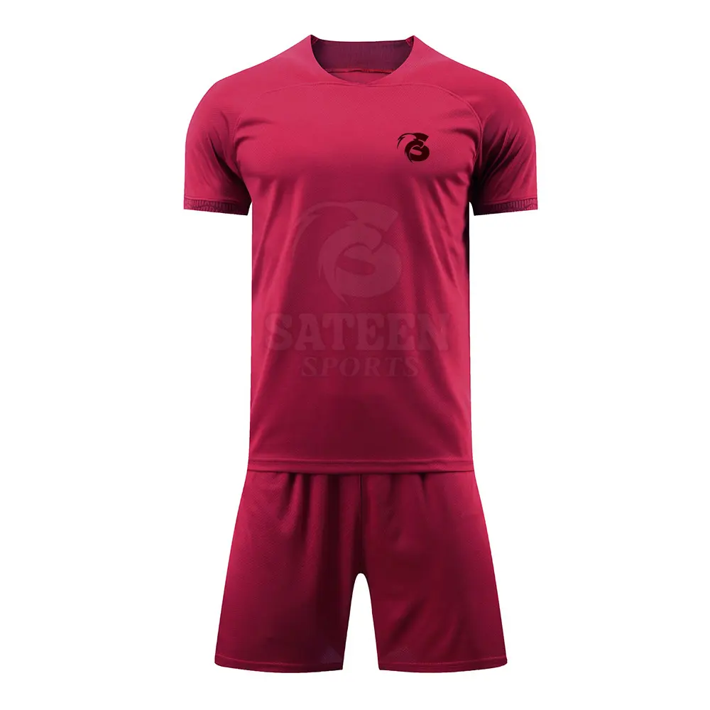 Uniforme de futebol masculino Projete sua própria equipe Wear Soccer Uniformes Quick Dry Soccer Uniform