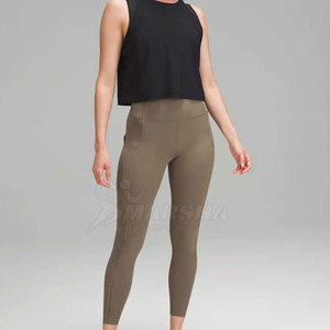 Venta Directa de Fábrica, Leggings de Yoga con Cintura Elástica, Talla Personalizada, Servicio OEM, Leggings de Yoga Más Vendidos al Por Mayor - Product Image 3