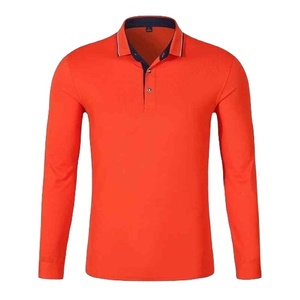 Polo de marca personalizada para hombre, camiseta colorida con hombros caídos, de alta calidad, de algodón Premium - Product Image 5