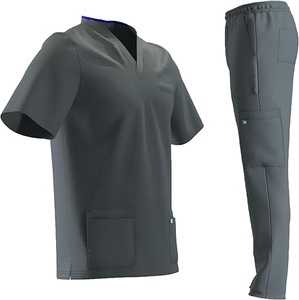 <b>Scrubs</b> Medical Uniform Fashionable Designs New Style Medical Hospital Nurse Uniform Womens <b>Scrub</b> <b>Set</b> - Product Image 1