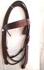 Western Horse Tack de qualité supérieure nouvelle têtière en cuir sculpté usiné à la main meilleur prix pour l'équitation - Product Image 5