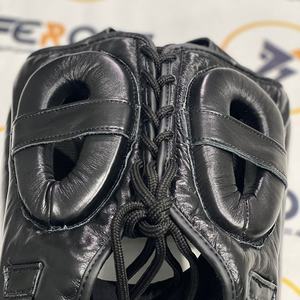 Protector de Cabeza de Boxeo de Cuero Personalizado con Barra Protectora Nasal para Entrenamiento de MMA y Karate - Product Image 2