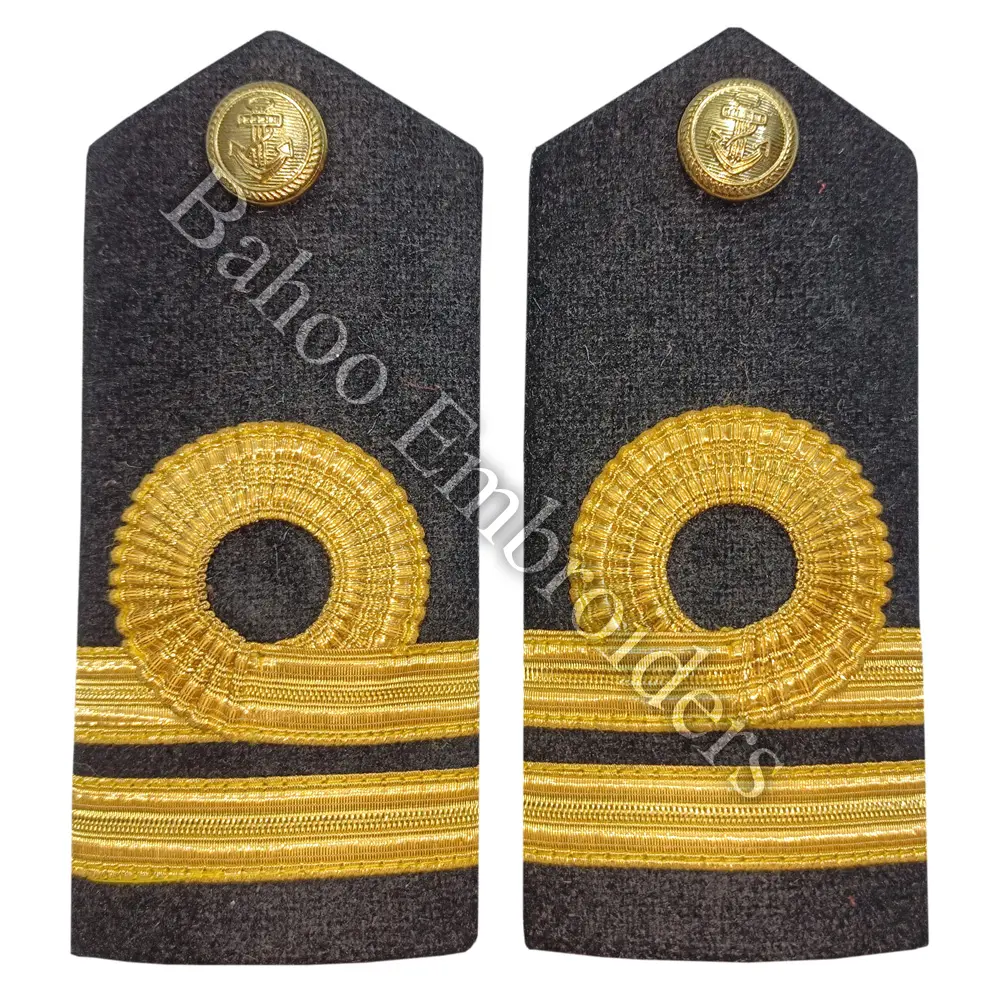 LT (LT) -papan bahu EPAULETTE - ROYAL N A V Y lencana