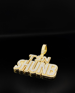 Cadena con Colgante CZ Galaxy Iced Out, Colgante Atrapasueños CZ Iced Out, Colgante Corona y Espada CZ Iced Out - Product Image 2