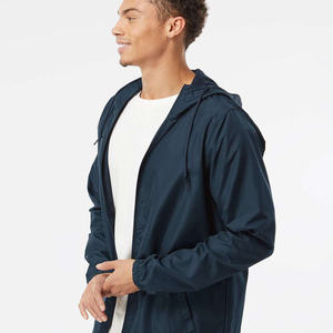 Chaqueta Cortavientos Impermeable, Transpirable y Ecológica con Capucha para Invierno, con Logotipo Personalizado en la Parte Delantera, Servicio OEM Unisex - Product Image 3