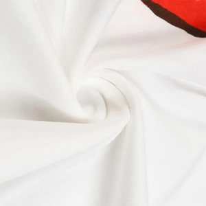 Haute qualité 100% coton respirant côtes col rond surdimensionné goutte épaule impression graphique Logo personnalisé conception solide haute rue vierge - Product Image 5