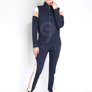 Chándal de gran tamaño de uso informal de algodón 100% para mujer, diseño personalizado, patrón sólido, tejido de punto - Product Image 2