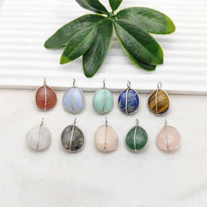 Natural Blue Lace Agate Pendant 925 Sterling Silver Wire <b>Wrap</b> Cage Charm Sustainable Jewelry Blue Lace Agate Wholesale Jewelry - Product Image 5