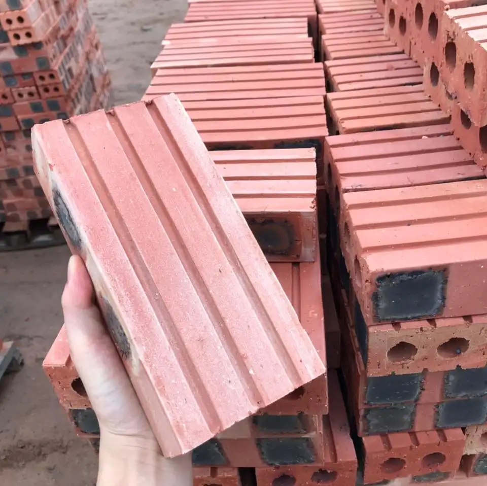 Hochwertige-Ton ziegel für den Bau-Rote Ziegel für die Außenwand Bau von Ton Split Brick Export aus Vietnam