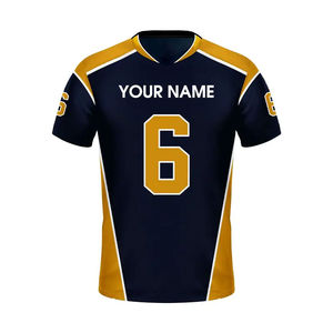 Camiseta de fútbol americano de alta calidad al por mayor, camiseta de fútbol personalizada para hombre, pantalones cortos, ropa deportiva, camiseta de fútbol americano - Product Image 5