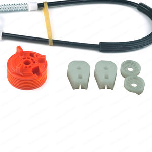 BWR678 Juego de reparación de regulador de ventanilla eléctrica trasera derecha para 307 3B 2003-2009 2 puertas Convertible 922497 Bross Auto Parts - Product Image 5