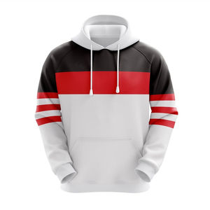 Sudadera con capucha de gran tamaño para hombre, sudadera de punto grueso y pesado, hombros caídos, logotipo personalizado bordado de invierno, Haus Industries - Product Image 2