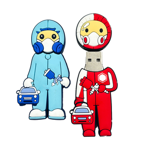 Custom Cartoon <strong>Character</strong> PVC Car Spray Painter Human Shape USB 3.0 <strong>Flash</strong> Drive Durable Promotional Gifts - Product Image 1