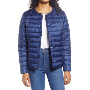 Vestes d'hiver les plus vendues au Pakistan Vestes matelassées zippées personnalisées pour femmes au prix de gros - Product Image 4