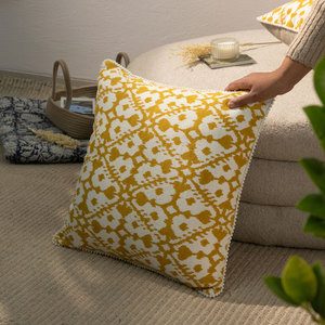 New Arrivals Cotton Printed Cushion Cover Wholesale Premium <b>18x18</b> Cushion Covers Online from India - Product Image 1