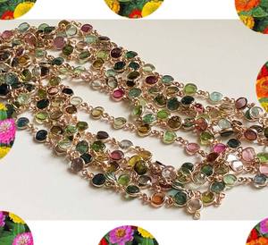 สี่เหลี่ยมผืนผ้าเหลี่ยมผืนผ้าเหลี่ยมผืนผ้าและรอบเหลี่ยมโซ่ลูกประคําสีแดงโกเมนลูกปัดหินลูกประคําทองเหลืองชุบทองโซ่สําหรับสวมใส่ - Product Image 3