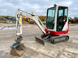 รถขุดขนาดเล็กมือสอง รุ่น TB216 พร้อมชิ้นส่วนจาก Hitachi และ Kobelco รองรับน้ำหนัก 12 ตัน เหมาะสำหรับงานสวน ฟาร์ม และก่อสร้าง - Product Image 6