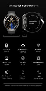 Produits les plus vendus 2025 DK56 Montres intelligentes avec écouteurs Bluetooth TWS, Wifi, NFC, rappel intelligent pour homme et femme, santé - Product Image 6