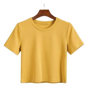 เสื้อยืดผู้หญิงคุณภาพสูง ขายส่ง ผ้าสแปนเด็กซ์/โพลีเอสเตอร์ ระบายอากาศได้ดี สวมใส่สบาย ทรงเข้ารูป น้ำหนัก 180 กรัม คอกลม แขนสั้น สำหรับฤดูร้อน - Product Image 3