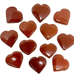 המכירה הטובה ביותר של אדום נפוח מיני לבבות כיס קריסטל קל לסחוב בכיס תיק עבור קישוט הבית מדיטציה קישוט