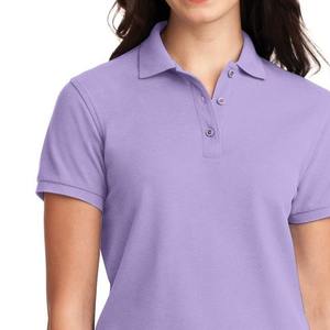 เสื้อโปโลผ้าเจอร์ซี่สำหรับผู้หญิงที่มีรูปแบบการพิมพ์ลายพื้นบริการรับออกแบบโลโก้แบรนด์ของคุณเองตาม2025 - Product Image 1