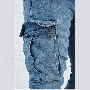 Jeans en denim 2025 pour hommes, pantalon slim, jeans skinny pour hommes, pantalon pour homme, vente en gros d'usine, respirant, droit, service OEM - Product Image 5
